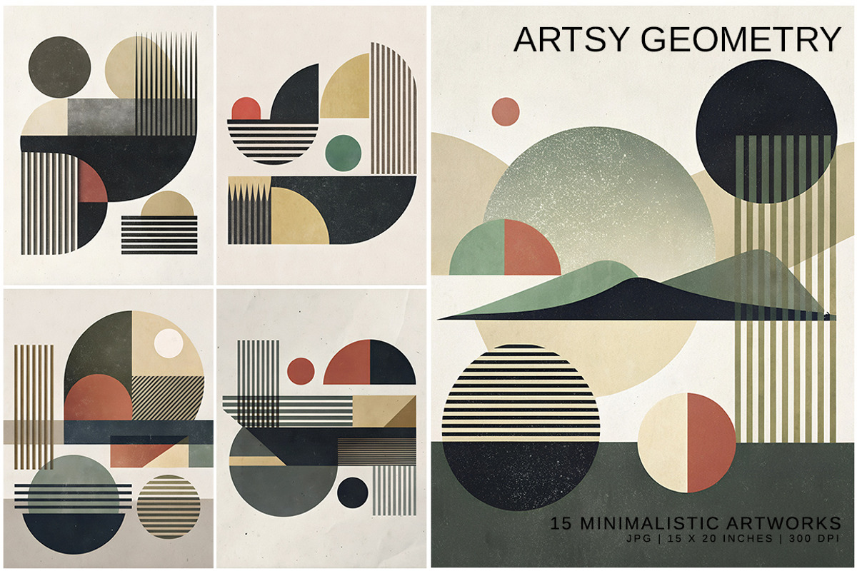 Artsy Geometry, a Decorative Illustration by Digital Art Creations (Photo 2 of 8)