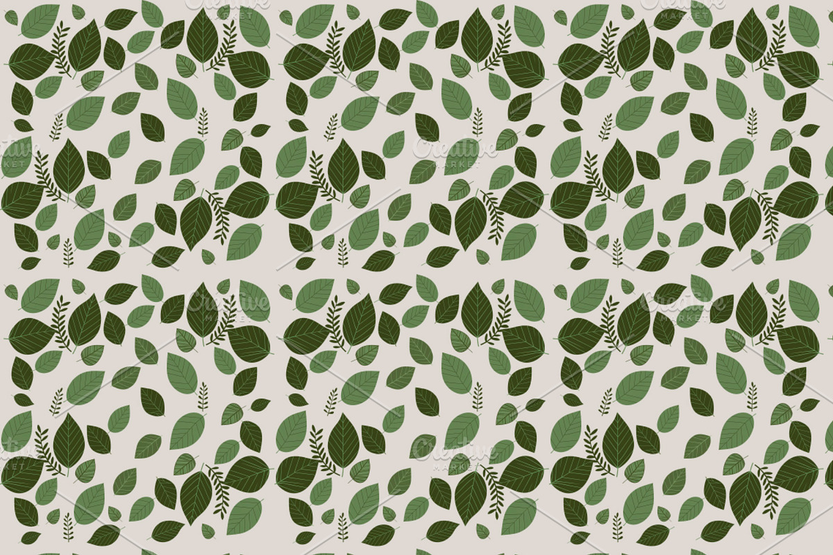 Home Deco Leaf, a Pattern Graphic by CABPatterns (Photo 2 of 2)