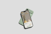 iPhone 17 Air Mockup, an iPhone Mockup by Akaimockup (Thumbnail 3 of 5)