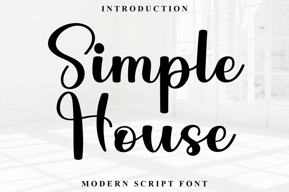 Simple House, a Handwritten Font by FreshTypeINK (Photo 1 of 8)