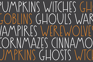 HORROR SHOW Halloween Farmhouse Font