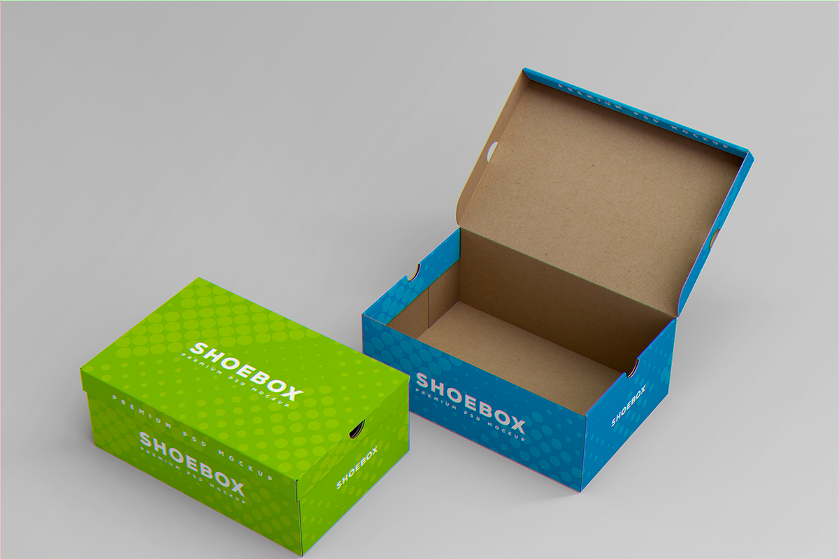Shoe Box MockUp, a Cups & Container Mockup by coloformia (Photo 2 of 10)