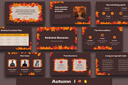 Autumn Presentation Template, a Presentation Template by BumbleGraph Studio (Thumbnail 1 of 5)