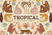 Tropical Bundle, an Animal Illustration by Annie Konst (Thumbnail 1 of 20)