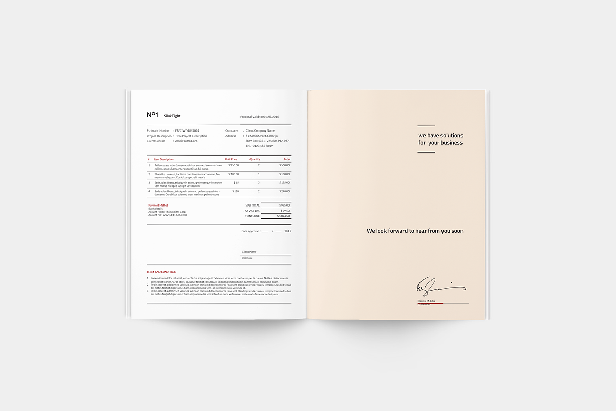 Business Proposal, a Brochure Template by silukEight (Photo 8 of 9)
