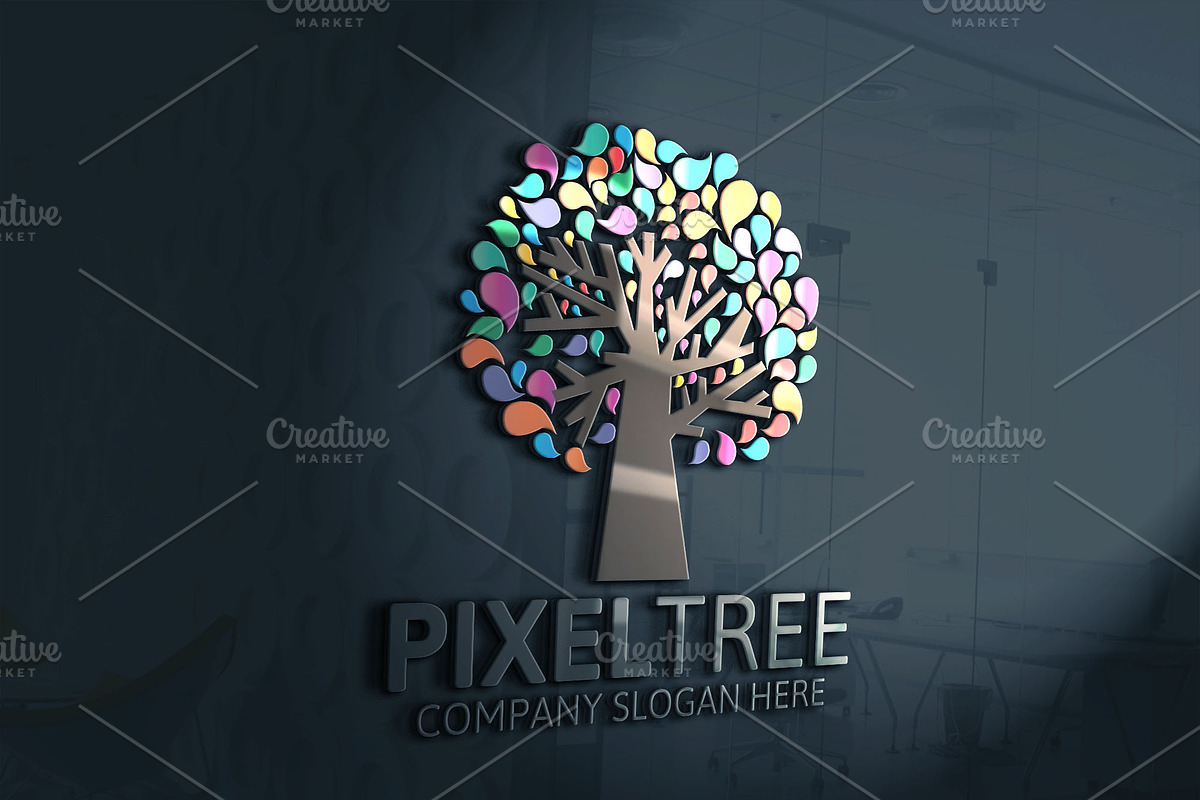 Pixel Tree Logo Discount % 25, a Branding & Logo Template by Josuf Media (Photo 1 of 3)
