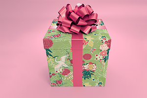 Blank Giftbox Mockup