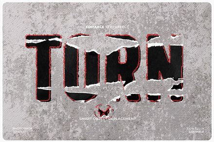 Torn Paper Text Effect
