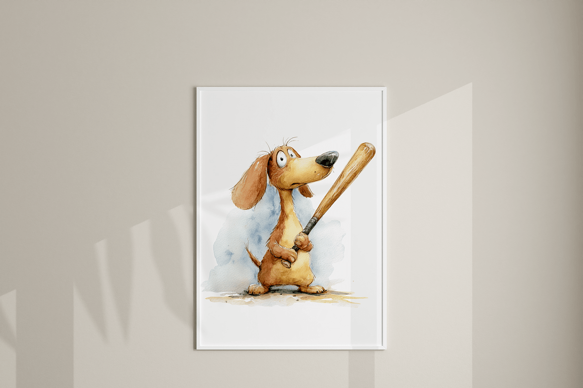 20 Quirky Baseball Dog Clipart, a Decorative Illustration by Pati Charm Studio (Photo 8 of 8)