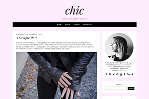 Chic - Pre-made Blogger Template