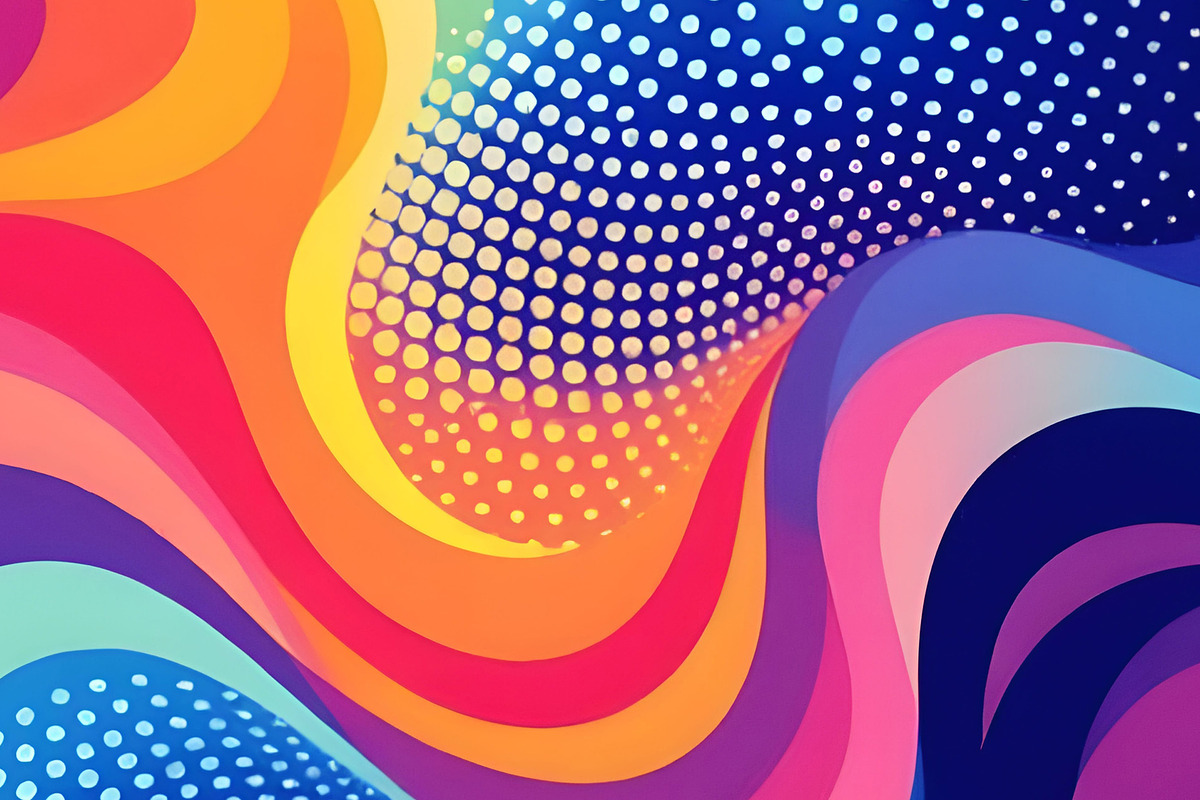 Abstract Organic Geometric Backgr, a Decorative Illustration by Sharon Schwalbe (Photo 4 of 4)