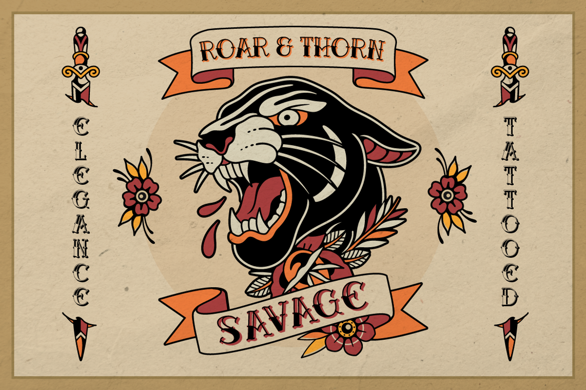 Oldbones, a Serif Font by Burntilldead (Photo 10 of 11)