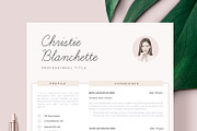 Resume Template CV 1, 2 page, a Resume Template by Resume Angels (Thumbnail 2 of 9)