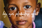 Big Eyes Photoshop Effect, an Action Add-On by Gromov Design (Thumbnail 1 of 8)