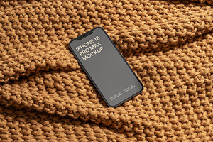 iPhone 12 Pro Max PSD Mockup