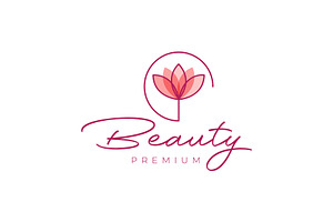beauty plant flower lotus  logo, a Branding & Logo Template by devastd