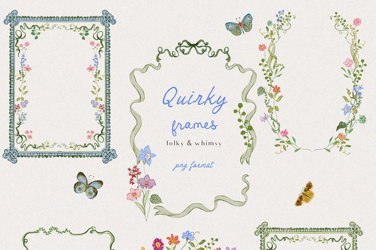 Hand-drawn quirky whimsy flowers, a Decorative Illustration by Grace Noboa Illustrations (Photo 4 of 12)