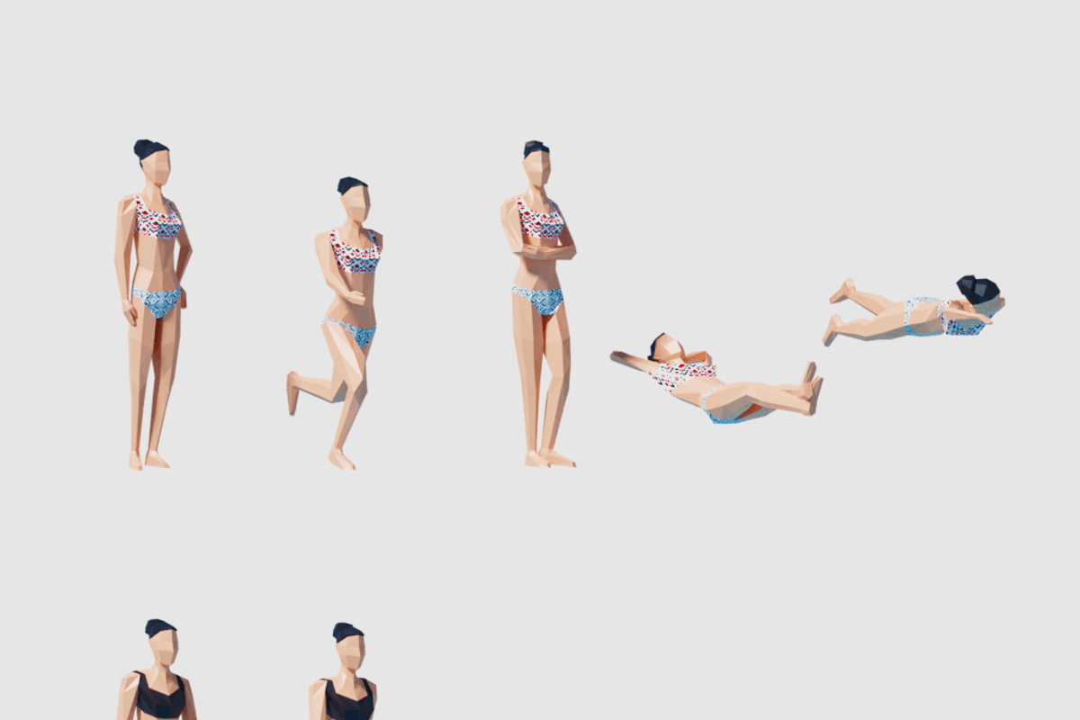 Summer People, a Characters & Person 3D Model by Studio Ochi (Photo 10 of 12)