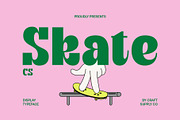 CS Skate – Modern Display Font, a Sans Serif Font by Craft Supply Co. (Thumbnail 1 of 8)