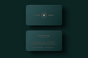 Unique Green Business Card Template, a Business Card Template by Ctrl space studio (Thumbnail 3 of 6)