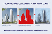 Concept Sketch Photoshop Action, an Action Add-On by Blacknull (Thumbnail 3 of 12)