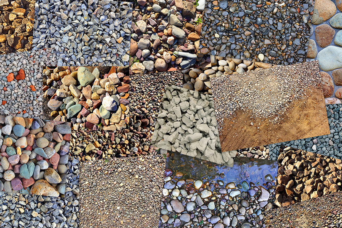 20 Pebbles Textures preview 2