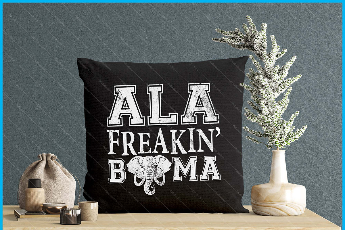 Retro Bama Vintage Alabama Ala SVG, a Graphic by Creativeusart (Photo 4 of 4)