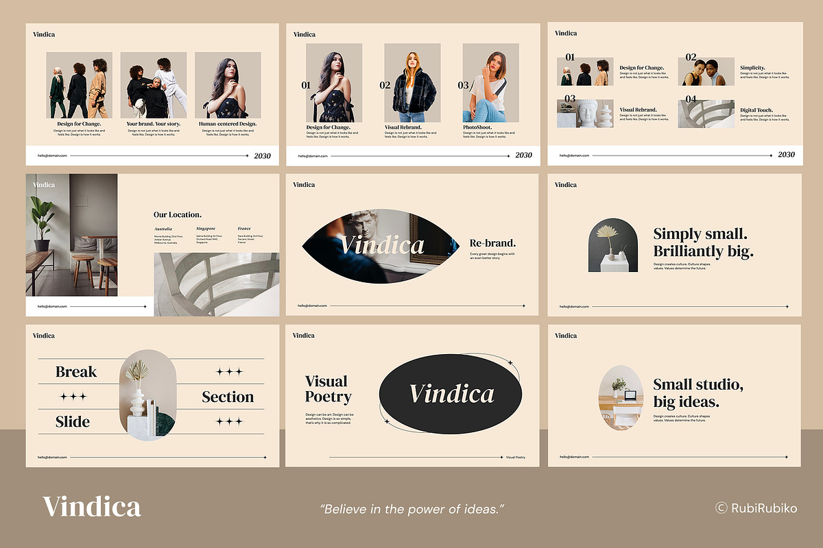 Vindica - Creative Keynote Template, a Presentation Template by rubirubiko (Photo 9 of 12)