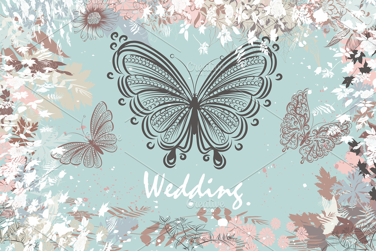 Pack of floral brushes preview 6
