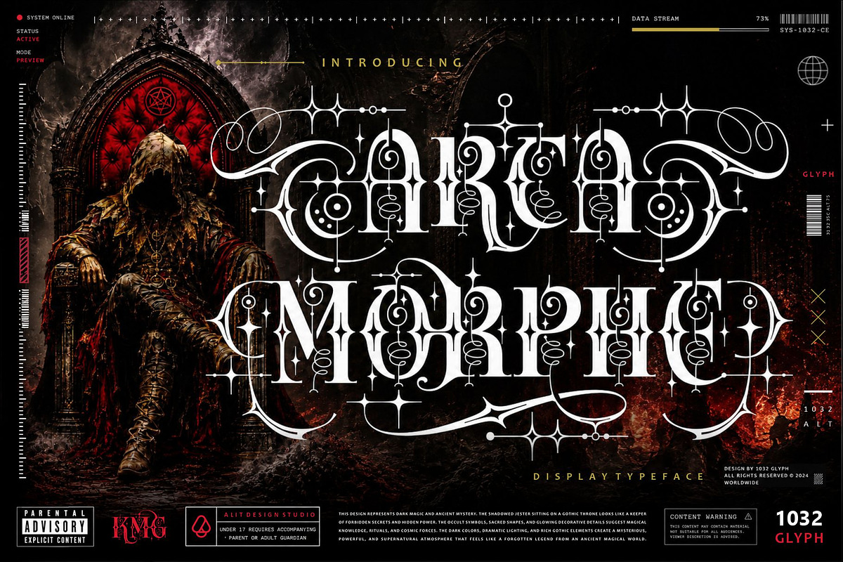 Arca Morphe Typeface, a Serif Font by alit design (Photo 1 of 22)