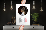 2018 Wall Calendar with cats., a Stationery Template by JS Shop (Thumbnail 4 of 4)