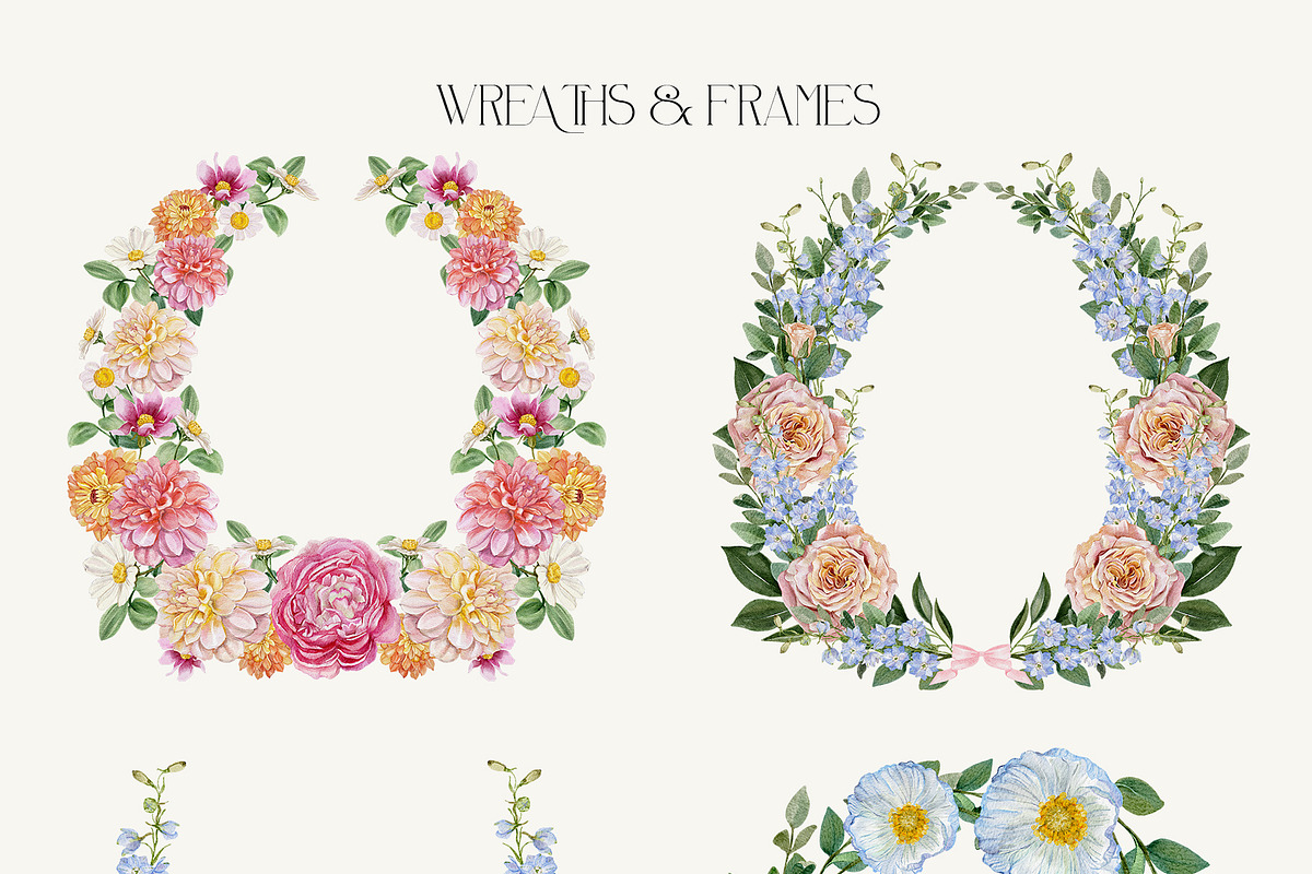 In Bloom Watercolor Florals, a Seasonal Illustration by Catch the Dream Art (Photo 13 of 14)