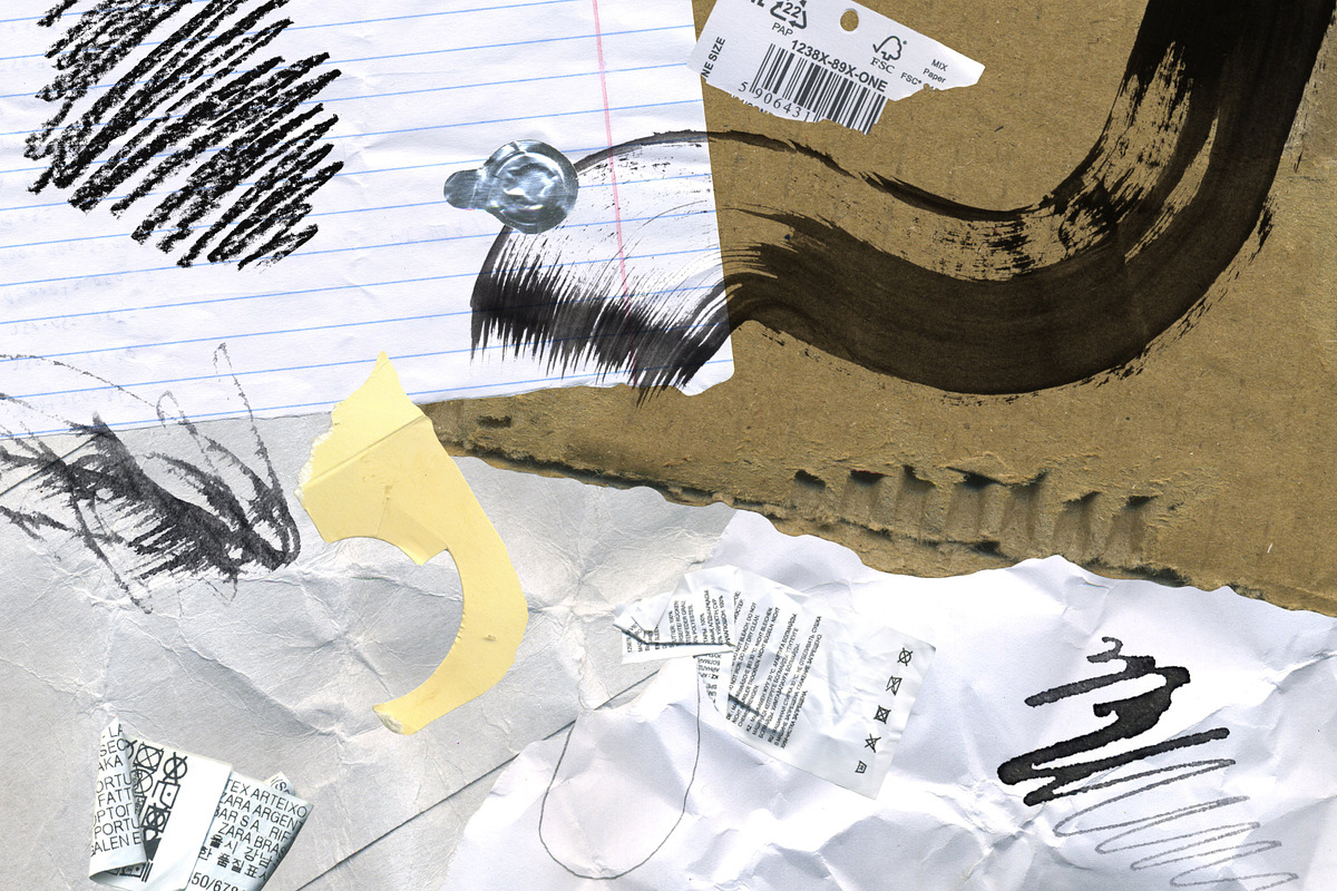 Paper Collage and Scribbles Elements, a Graphic by LarysaZabrotskaya (Photo 18 of 24)