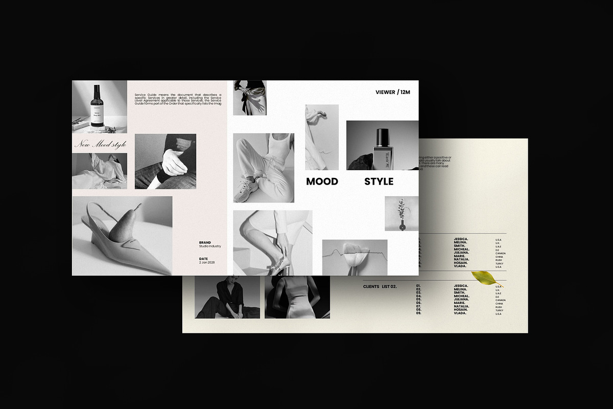 SARA | Portfolio Template, a Presentation Template by Studio Industry (Photo 3 of 13)