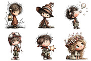 Whimsical Storybook Children Clipart, an Illustration by Craft Nest (Thumbnail 3 of 5)