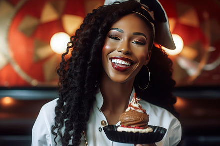 Beautiful Black young woman dresse, a Person Photo by huertas19