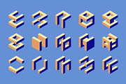 Blockscape - Isometric Shapes, an Object Graphic by Léo Alexandre (Thumbnail 5 of 18)