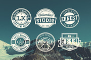 11 Trendy Vintage Badges Volume 3, a Branding & Logo Template by Yusof Mining (Thumbnail 4 of 5)