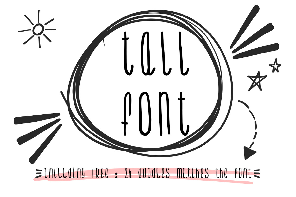 The Tall Font (Hand written)