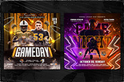 5 Football Flyer Templates, a Flyer Template by OnurDemircan (Thumbnail 4 of 6)
