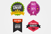 10 trendy vector badges, a Templates & Theme by Woo Graphics (Thumbnail 5 of 5)
