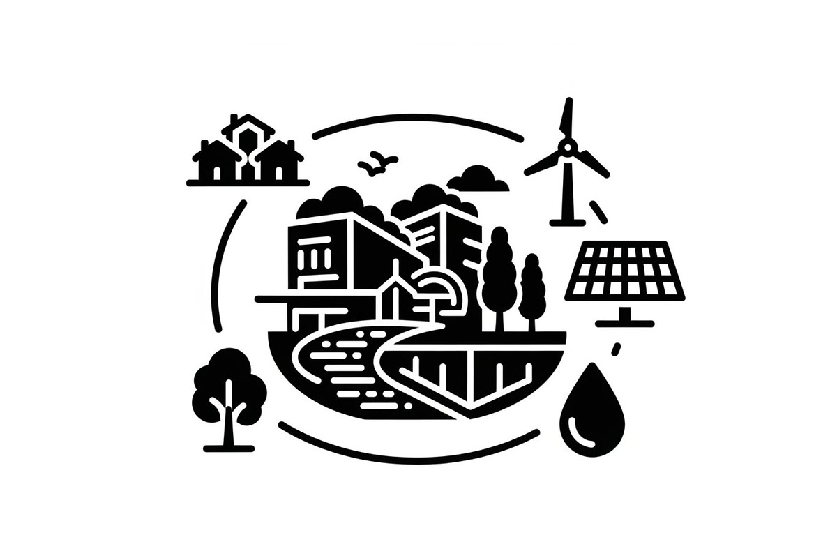 Eco Smart City Silhouettes, a Graphic by musafir_fashion (Photo 3 of 12)