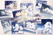 Cloudscape, a Texture Illustration by Salted Galaxy (Thumbnail 6 of 10)
