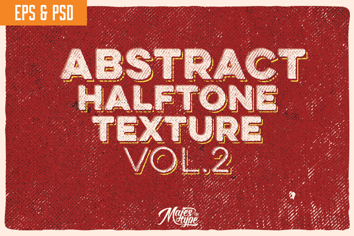 10 Abstract Halftone Texture Vol.2