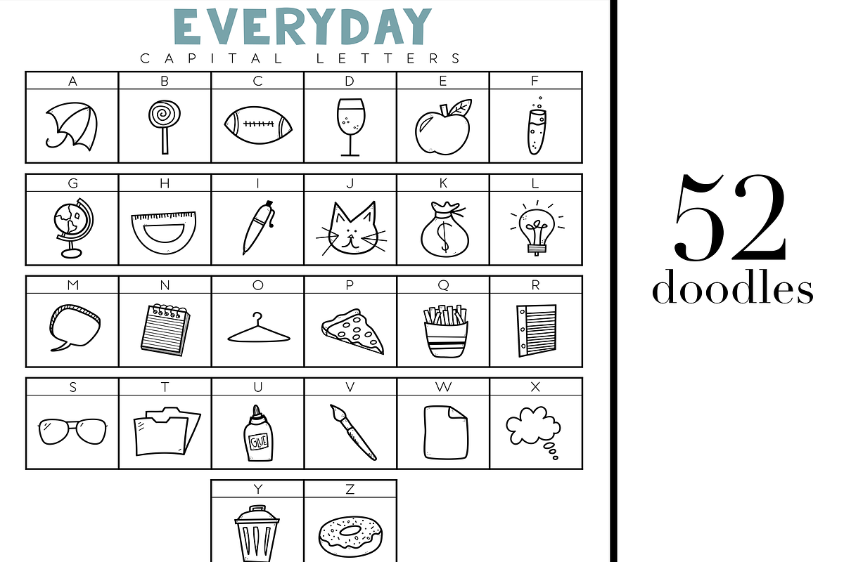 All The Things - Doodle Font preview 3