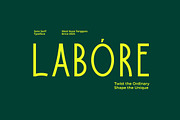 Labore - Modern Craft, a Sans Serif Font by Tammami (Thumbnail 1 of 9)