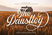 Daustley - Modern Calligraphy, a Font by ErgibiStudio (Thumbnail 1 of 11)
