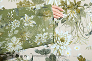 Moss Bloom Floral Patterns, a Pattern Graphic by LEAFure (Thumbnail 9 of 10)