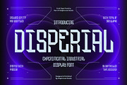 Disperial, a Sans Serif Font by graphicook (Thumbnail 1 of 10)