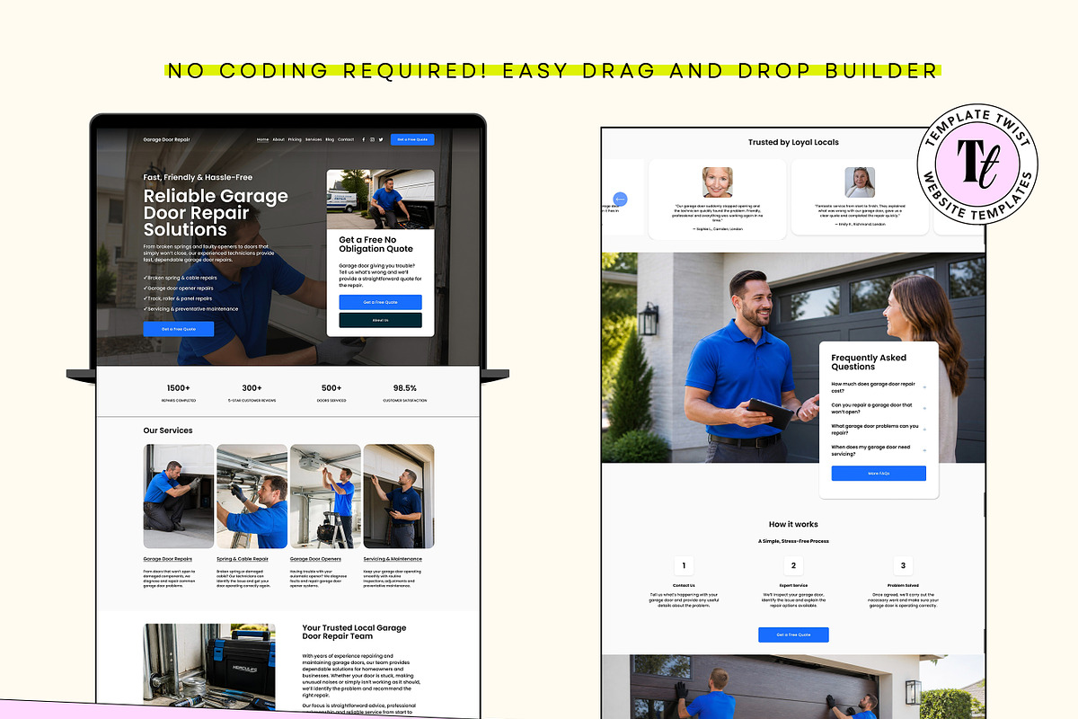 Pressure Washing Squarespace Website, a Squarespace Template by Template Twist Shop (Photo 8 of 10)